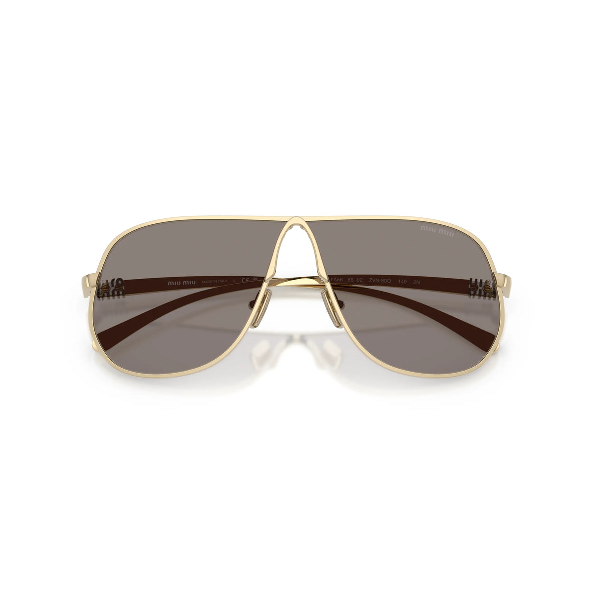 Miu Miu Ombre MU A56S ZVN80Q – oro, grigio – Occhiali da sole