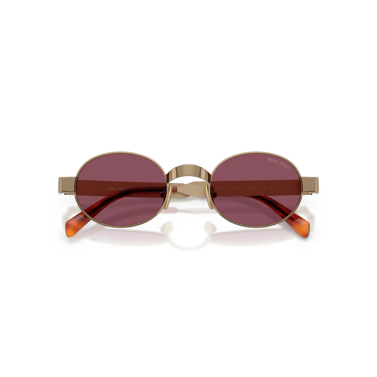Miu Miu MU B51S 7OE30Y – ottone – Occhiali da sole