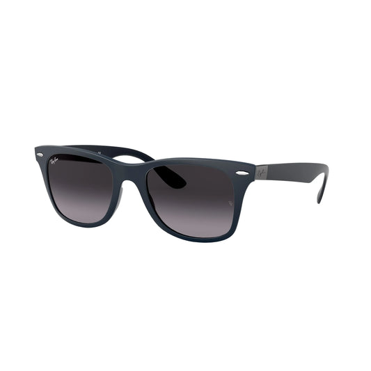 Ray-Ban Wayfarer liteforce RB4195 63318G – blu opaco – Occhiali da sole