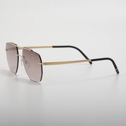 Silhouette Rincon 8746 75 7620 – dark brown, oro – Occhiali da sole