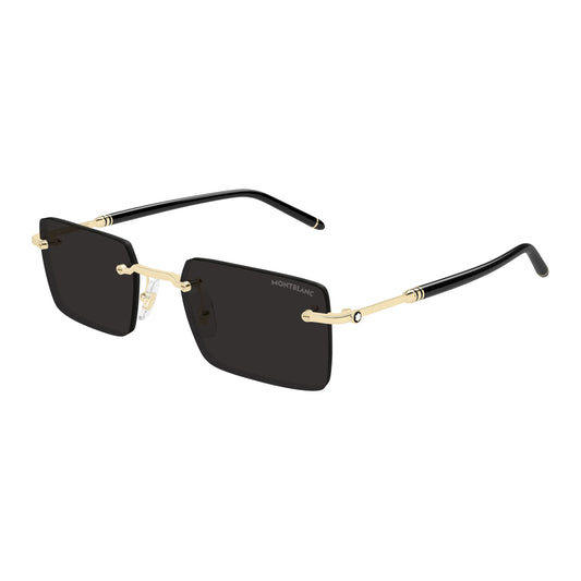 Montblanc MB0482S-001 – nero e gold – Occhiali da sole