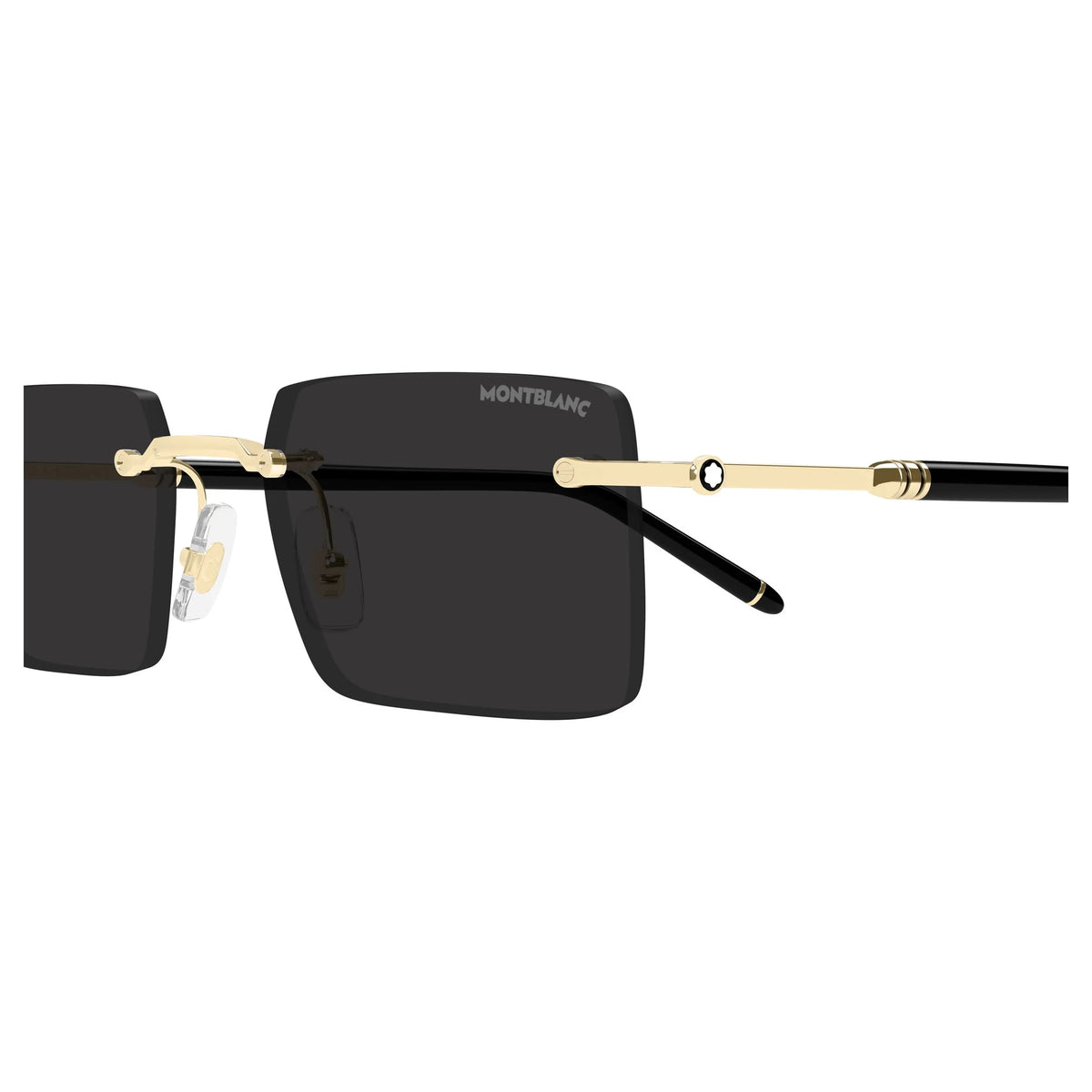 Montblanc MB0482S-001 – nero e gold – Occhiali da sole
