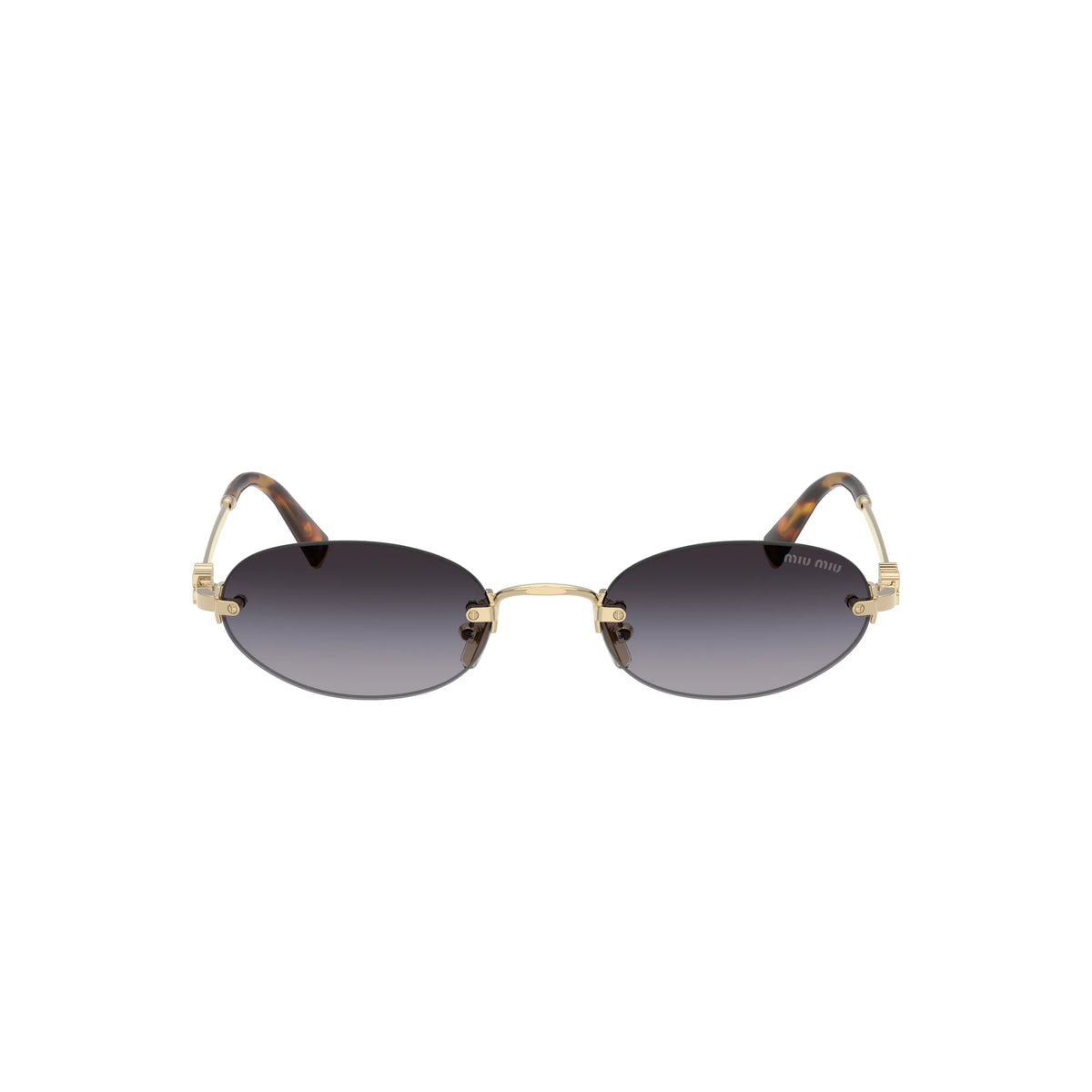Miu Miu MU A54S ZVN5D1 – oro, grigio – Occhiali da sole