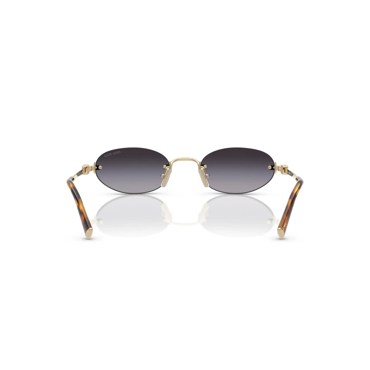 Miu Miu MU A54S ZVN5D1 – oro, grigio – Occhiali da sole