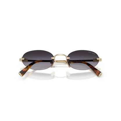 Miu Miu MU A54S ZVN5D1 – oro, grigio – Occhiali da sole