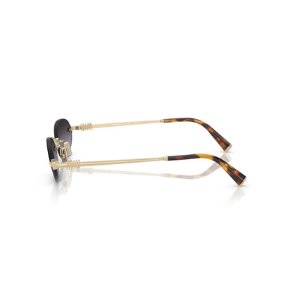 Miu Miu MU A54S ZVN5D1 – oro, grigio – Occhiali da sole