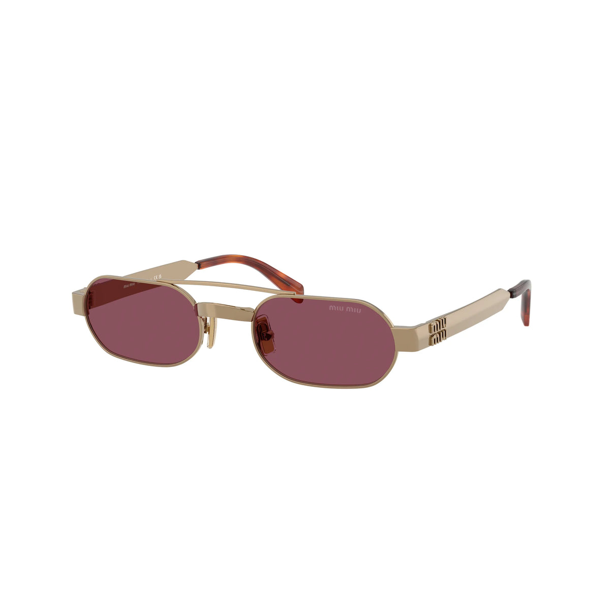 Miu Miu MU B52S 7OE30Y – ottone – Occhiali da sole