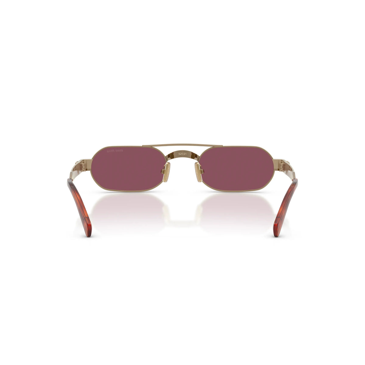 Miu Miu MU B52S 7OE30Y – ottone – Occhiali da sole