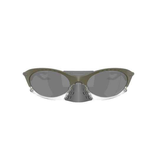 Oakley Plantaris OO9437 07 63 – matte green, grigio crystal – Occhiali da sole