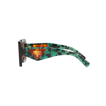 Prada SPR 23Y 2AU-06B – tartarugato, verde scuro – Occhiali da sole