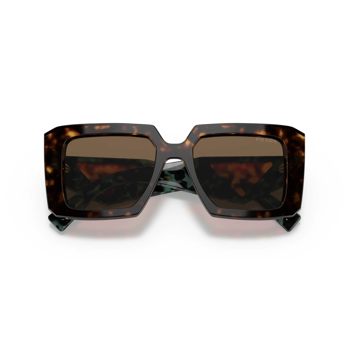 Prada SPR 23Y 2AU-06B – tartarugato, verde scuro – Occhiali da sole