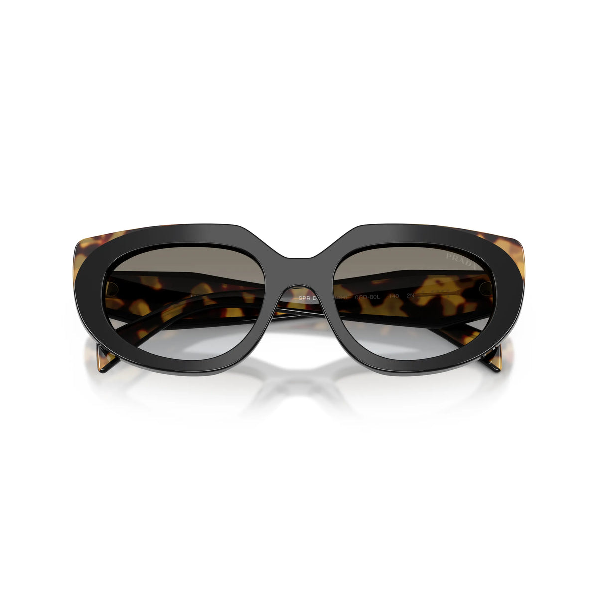 Prada PR D02S 0CD80L – nero/tartarugato medio – Occhiali da sole