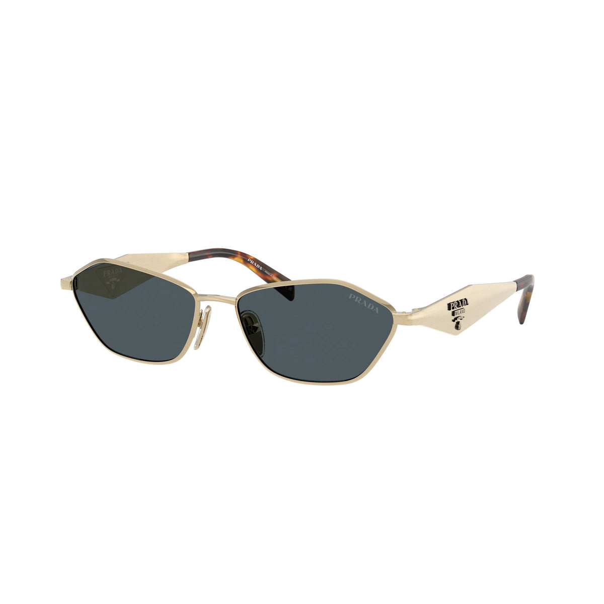 Prada PR D50S ZVN70B – oro pallido – Occhiali da sole