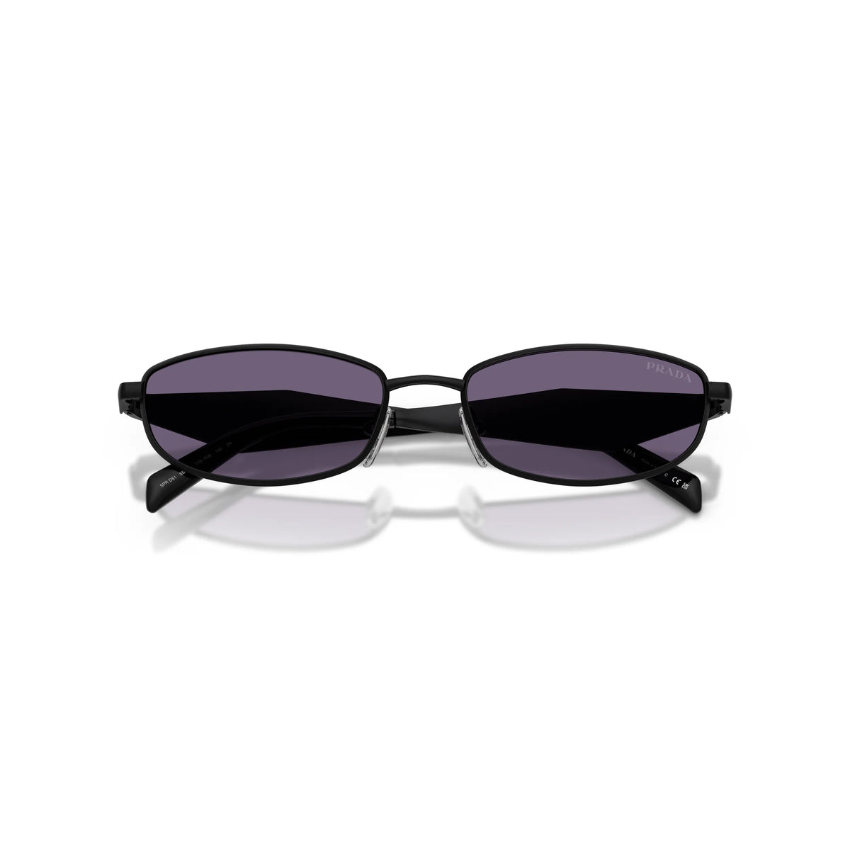 Prada PR D51S 7AB70W – nero satinato – Occhiali da sole