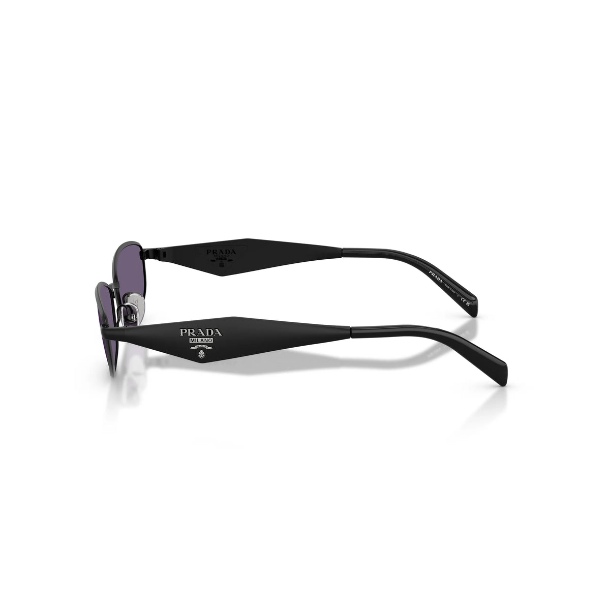 Prada PR D51S 7AB70W – nero satinato – Occhiali da sole