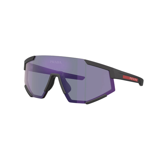 Prada Linea Rossa PS 04WS DG070A – nero gommato – Occhiali da sole