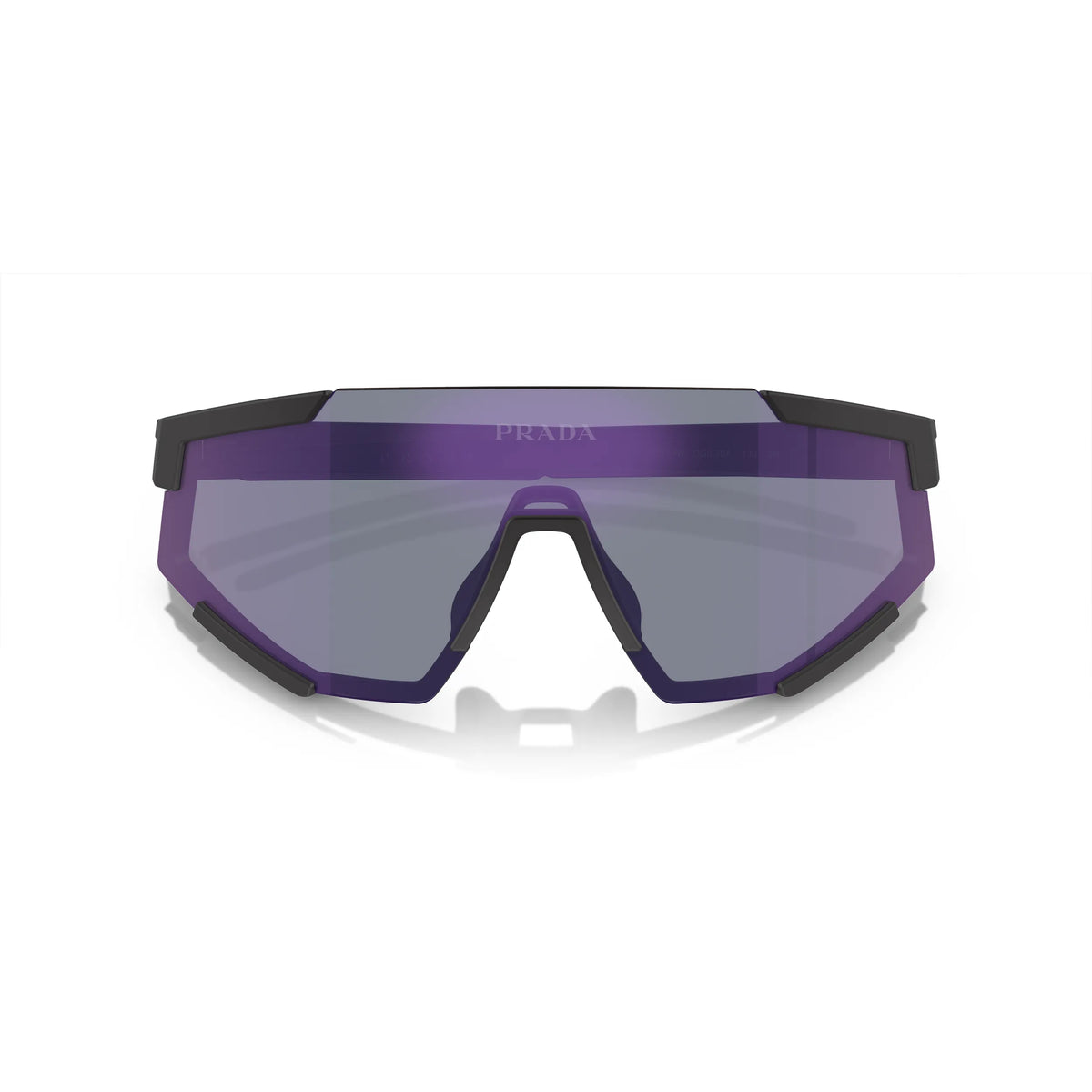 Prada Linea Rossa PS 04WS DG070A – nero gommato – Occhiali da sole