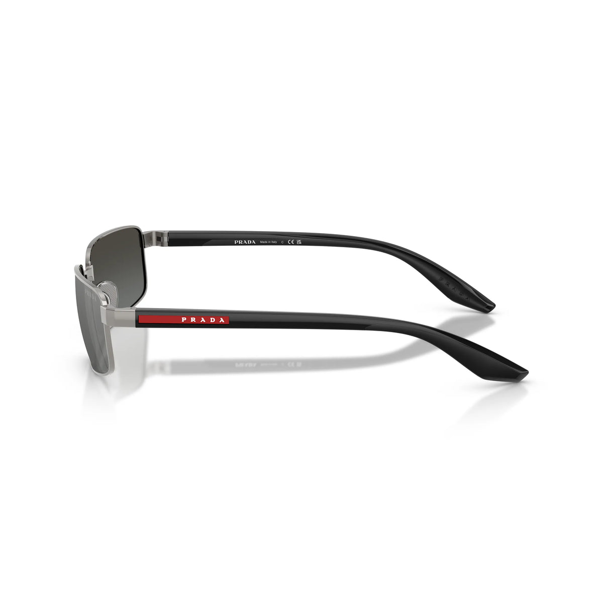 Prada Linea Rossa PS B54S 5AV41A – grigio metallizzato – Occhiali da sole