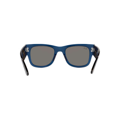 Ray-Ban Mega Wayfarer RB0840S 6638O4 – tartarugato, blu – Occhiali da sole