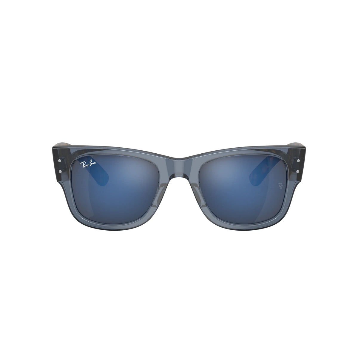 Ray-Ban Mega Wayfarer RB0840S 6638O4 – tartarugato, blu – Occhiali da sole