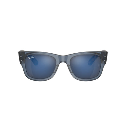 Ray-Ban Mega Wayfarer RB0840S 6638O4 – tartarugato, blu – Occhiali da sole