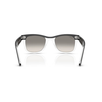 Ray-Ban Wayfarer Street Neat RB2240 129432 – nero, trasparente – Occhiali da sole