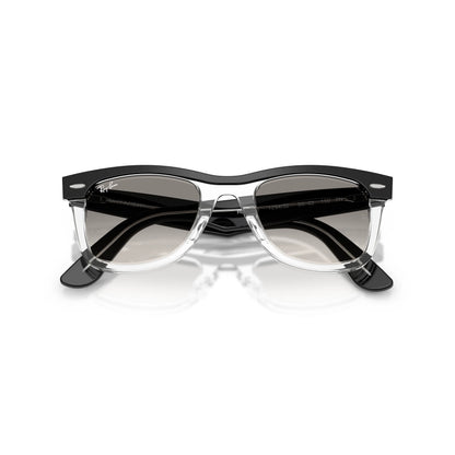 Ray-Ban Wayfarer Street Neat RB2240 129432 – nero, trasparente – Occhiali da sole