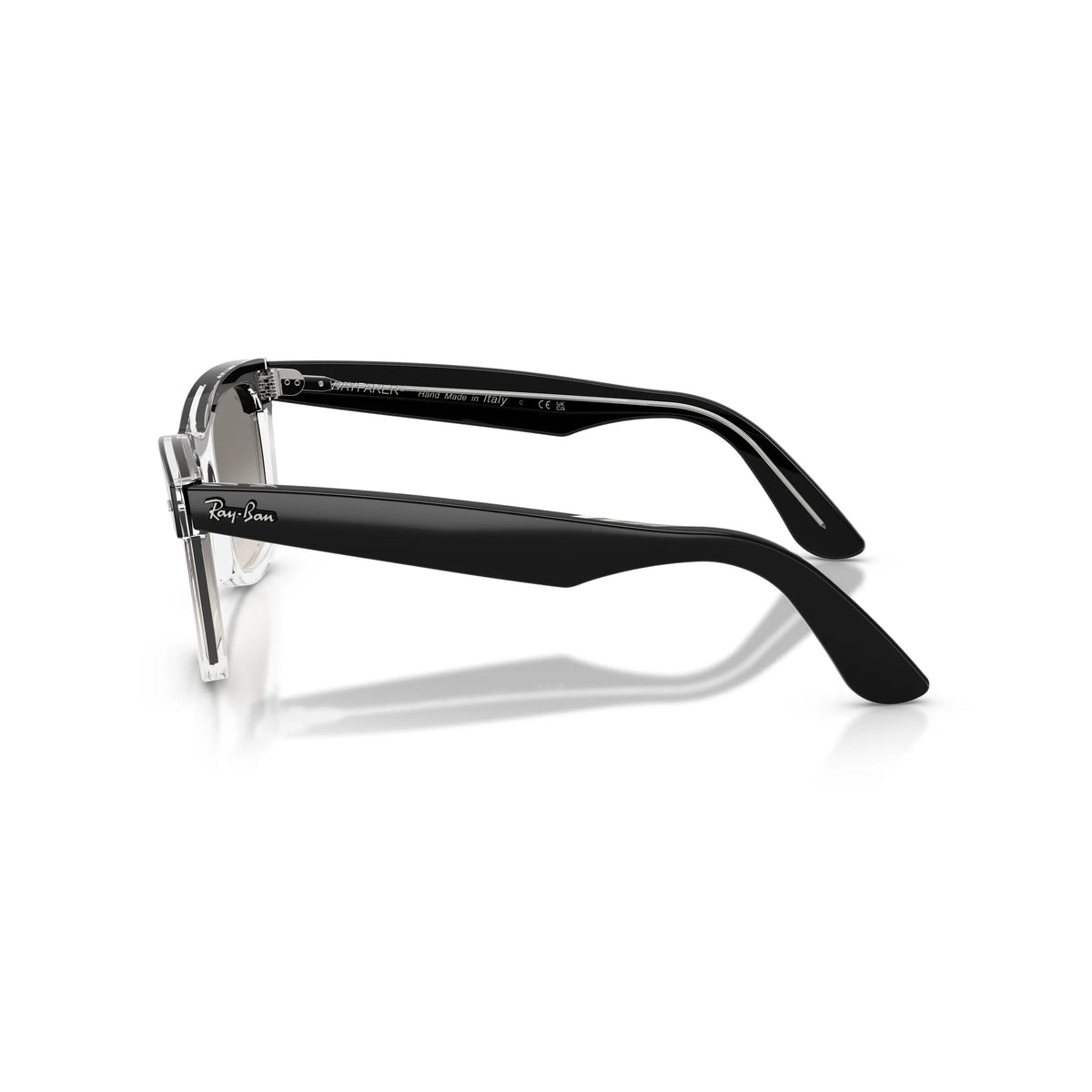Ray-Ban Wayfarer Street Neat RB2240 129432 – nero, trasparente – Occhiali da sole