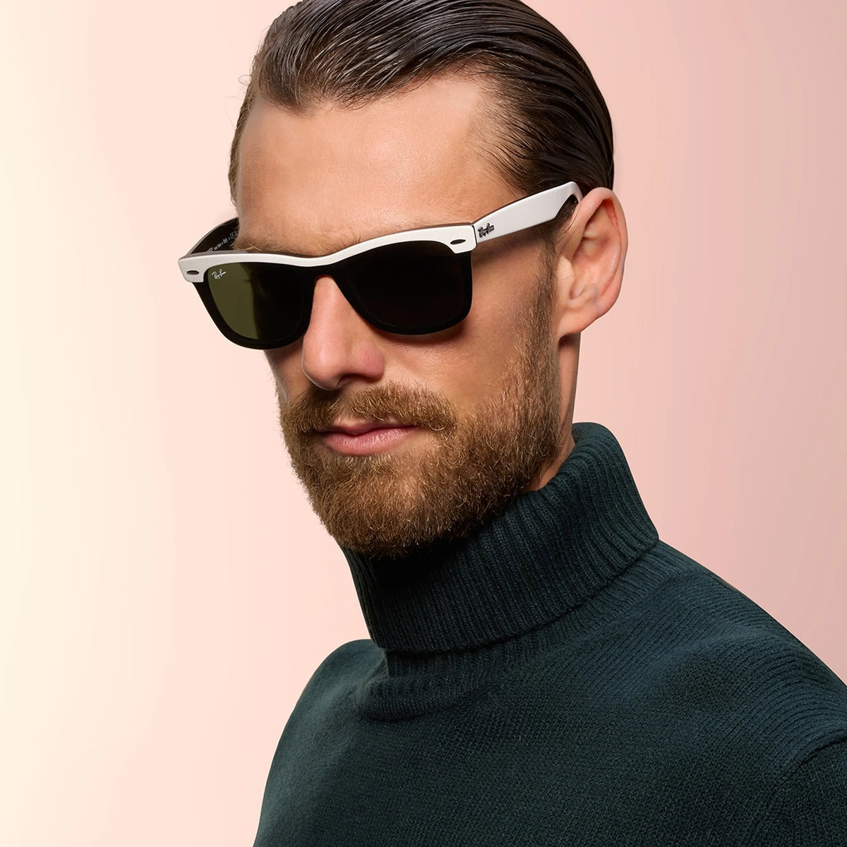 Ray-Ban Wayfarer Street Neat RB2240 1444/31 – nero, bianco – Occhiali da sole