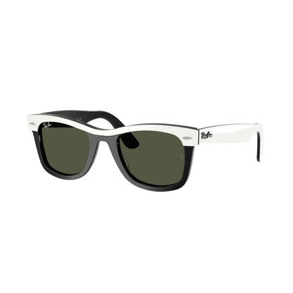 Ray-Ban Wayfarer Street Neat RB2240 1444/31 – nero, bianco – Occhiali da sole