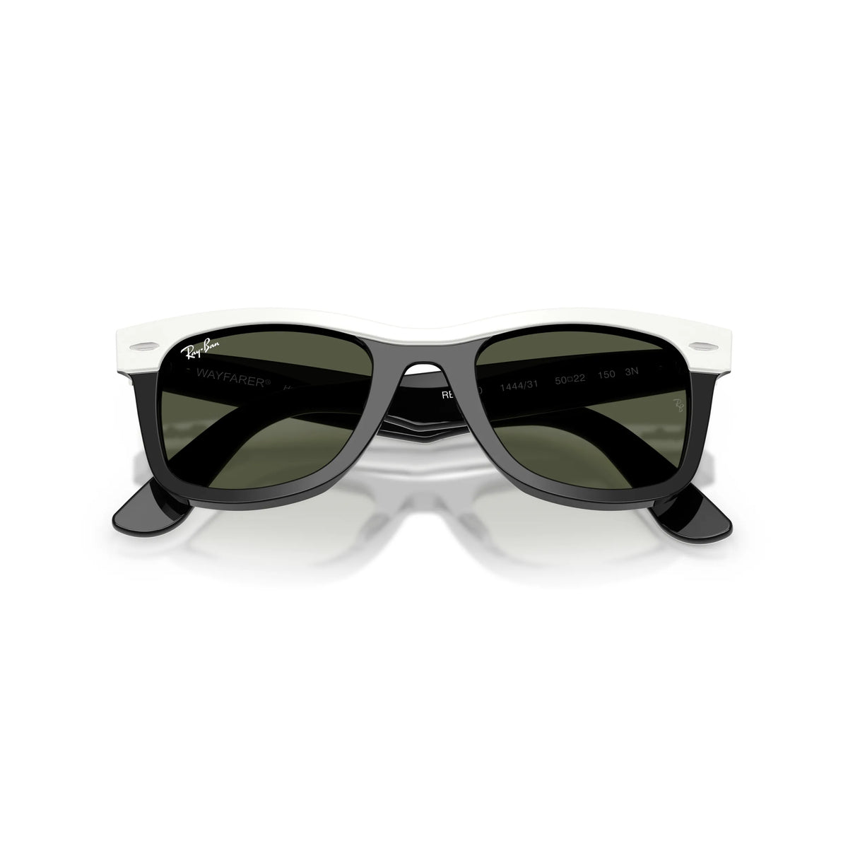 Ray-Ban Wayfarer Street Neat RB2240 1444/31 – nero, bianco – Occhiali da sole