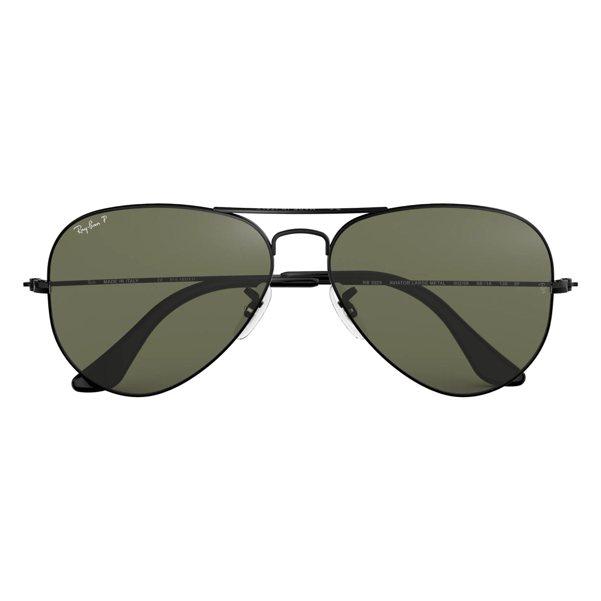 Ray-Ban Aviator Large Metal RB3025 002/58 – nero – Occhiali da sole