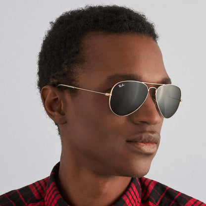 Ray-Ban Aviator Large Metal RB3025 L0205 – oro – Occhiali da sole