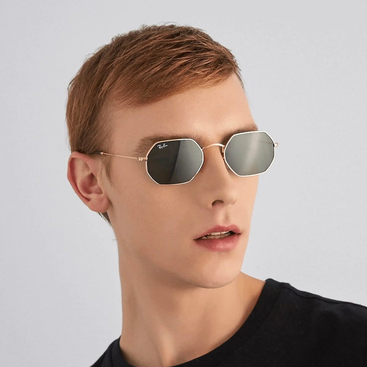 Ray-Ban Octagonal RB3556N 001 – oro arista – Occhiali da sole