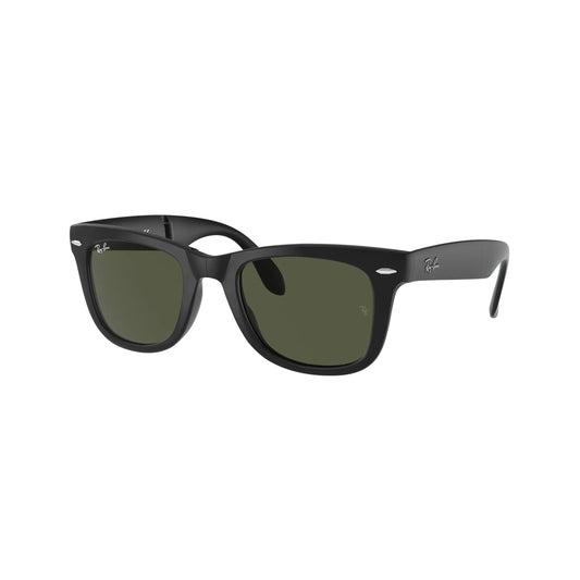 Ray-Ban Folding Wayfarer RB4105 601S – nero opaco – Occhiali da sole