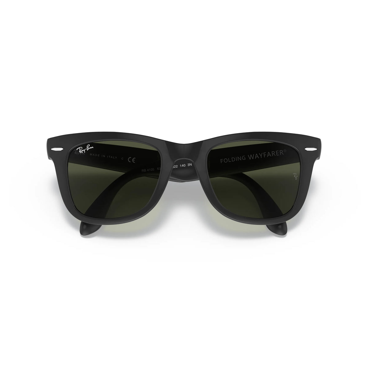 Ray-Ban Folding Wayfarer RB4105 601S – nero opaco – Occhiali da sole
