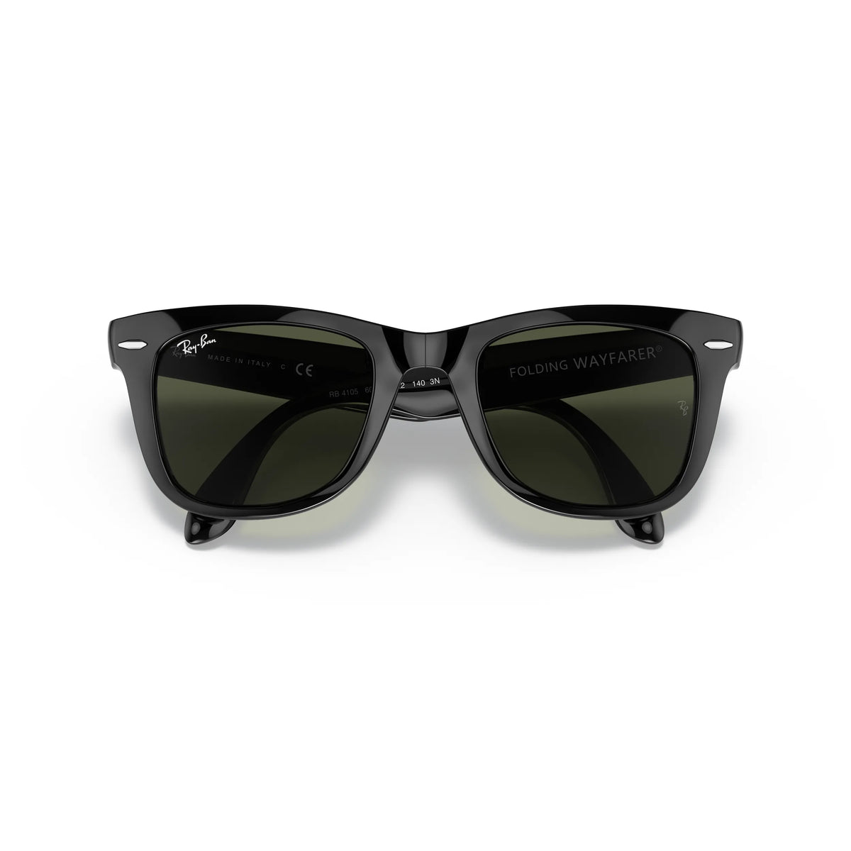Ray-Ban Folding Wayfarer RB4105 601 – nero lucido – Occhiali da sole