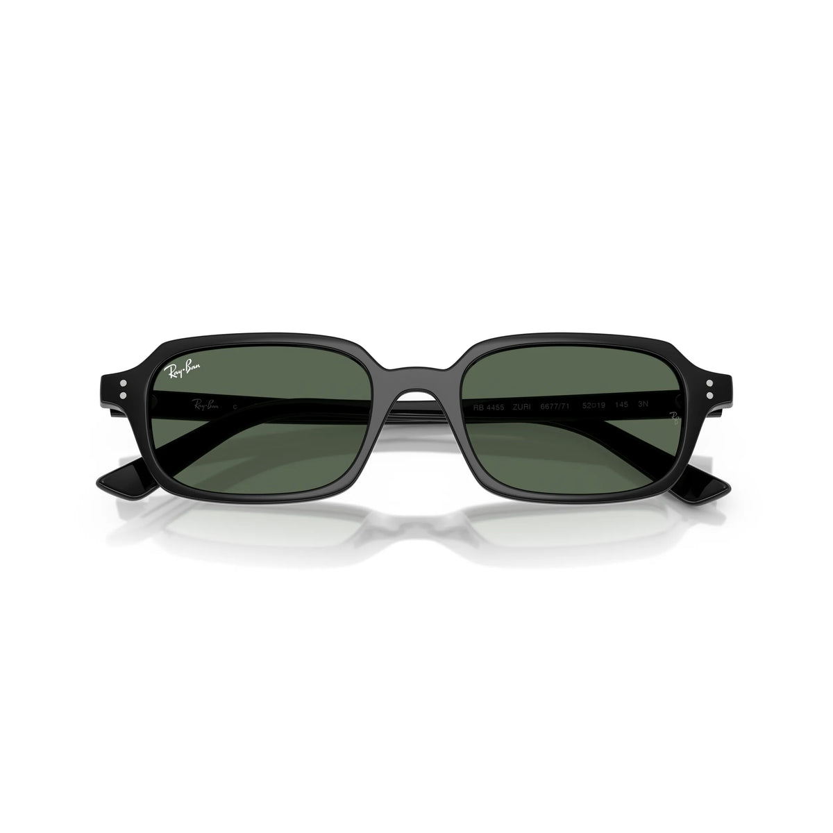 Occhiali da sole Ray-Ban RB4455 6677/71 Nero rettangolare