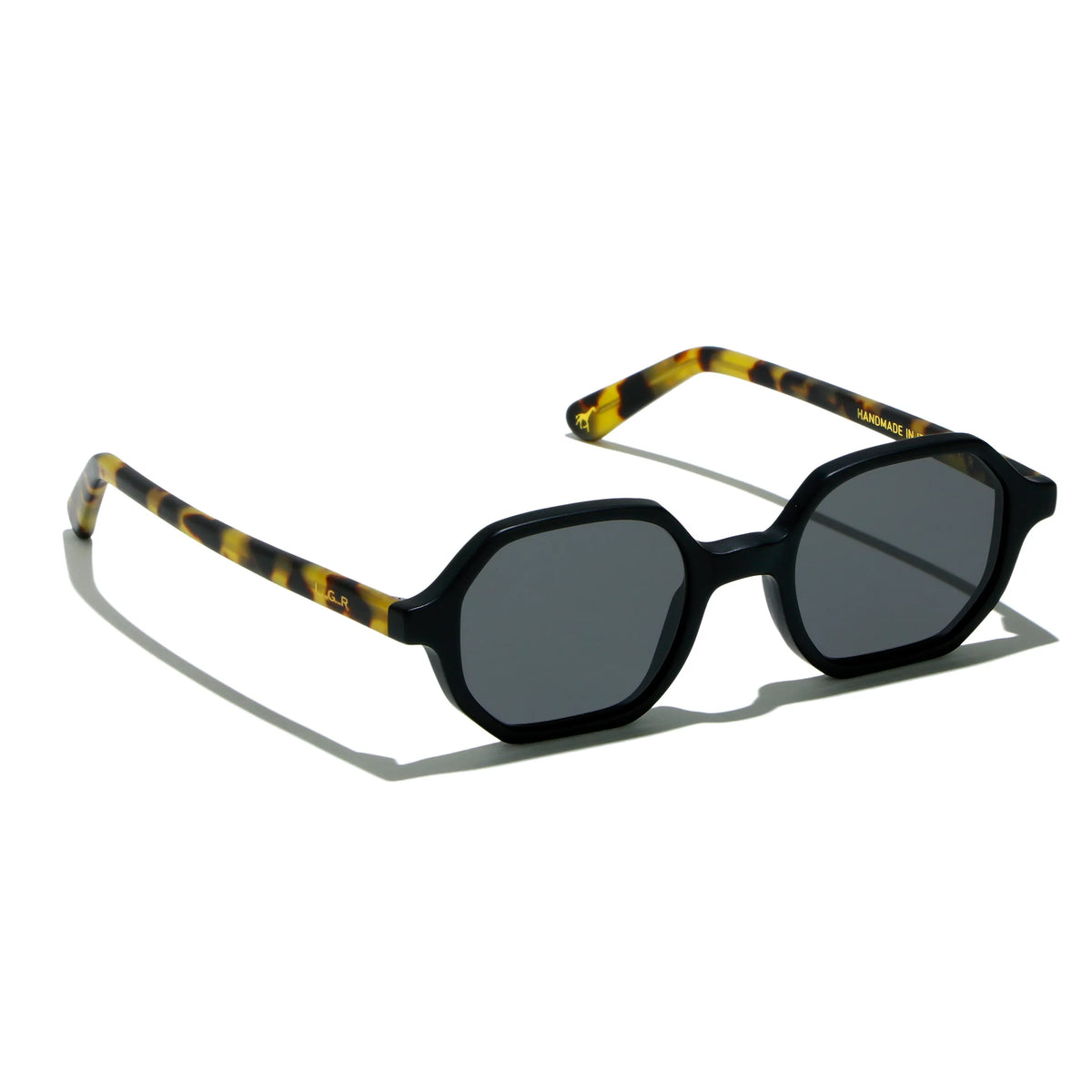 L.G.R. Zanzibar 5819 23C – Black Matt/Havana Matt – Occhiali da sole