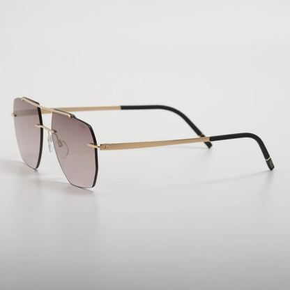 Silhouette Rincon 8746 75 7620 – dark brown, oro – Occhiali da sole