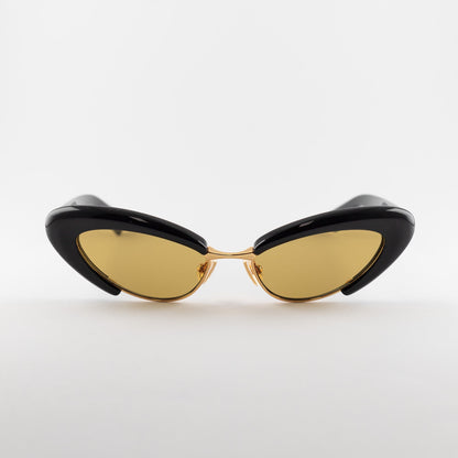 Bottega Veneta BV1387S 001 – nero, oro – Occhiali da sole