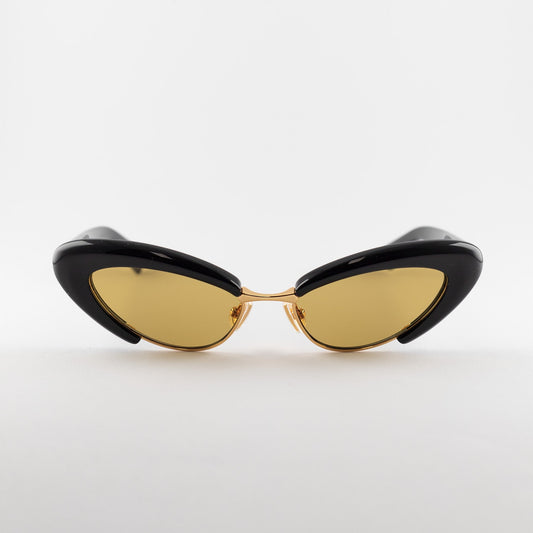 Bottega Veneta BV1387S 001 – nero, oro – Occhiali da sole