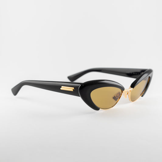 Bottega Veneta BV1387S 001 – nero, oro – Occhiali da sole