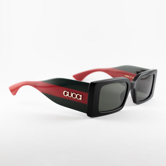 Gucci GG1860S 001 – nero, verde scuro, bordeaux – Occhiali da sole