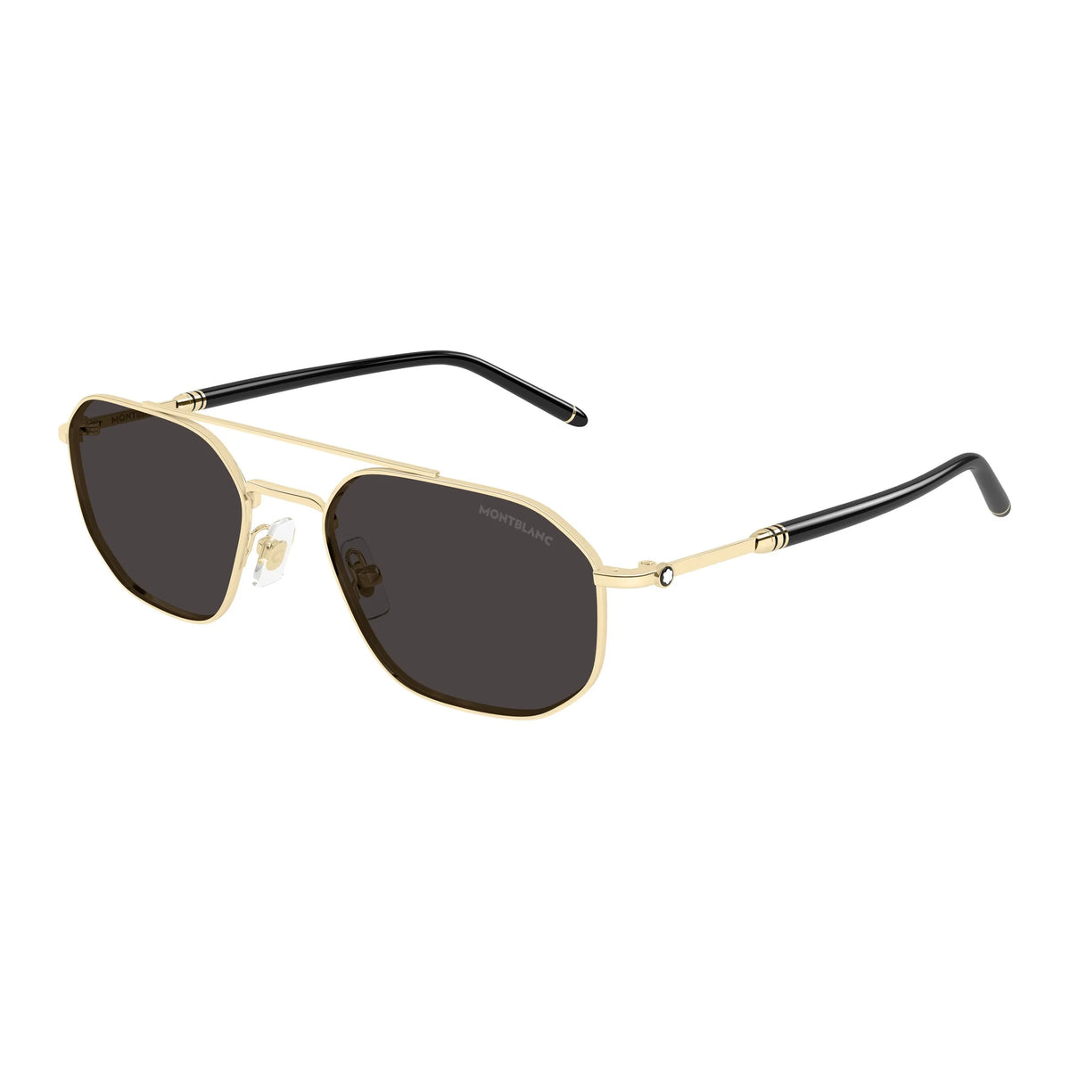 Montblanc MB0481S-001 – nero e gold – Occhiali da sole