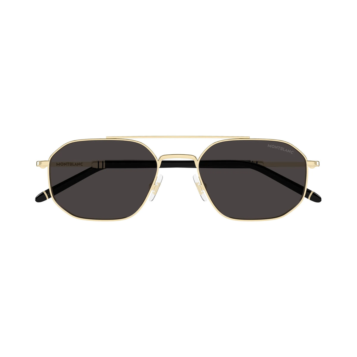 Montblanc MB0481S-001 – nero e gold – Occhiali da sole