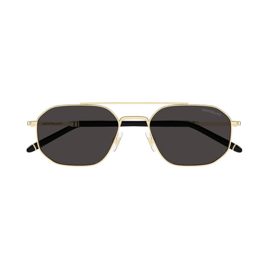 Montblanc MB0481S-001 – nero e gold – Occhiali da sole