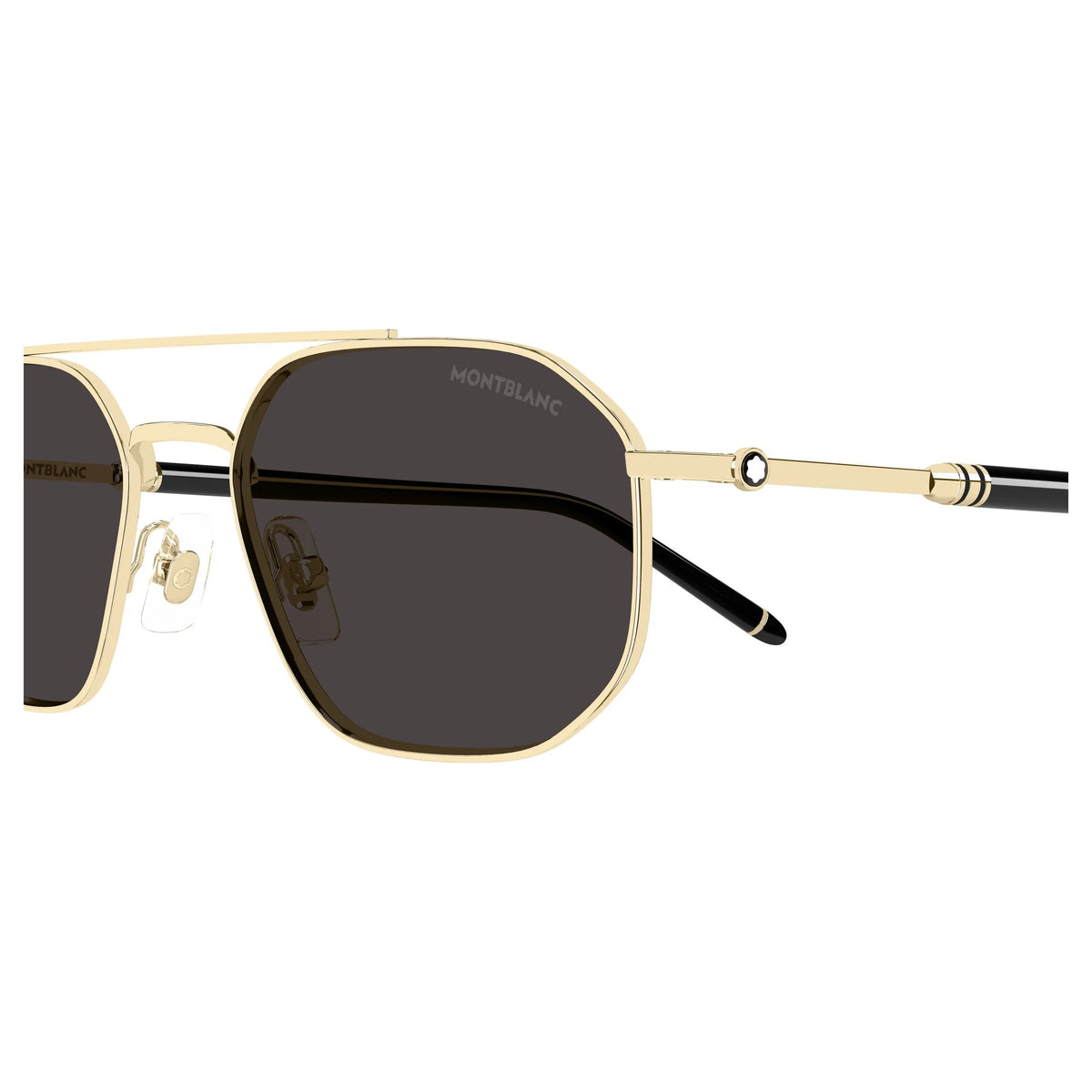 Montblanc MB0481S-001 – nero e gold – Occhiali da sole