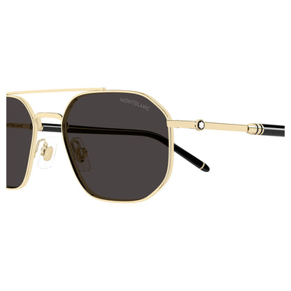Montblanc MB0481S-001 – nero e gold – Occhiali da sole
