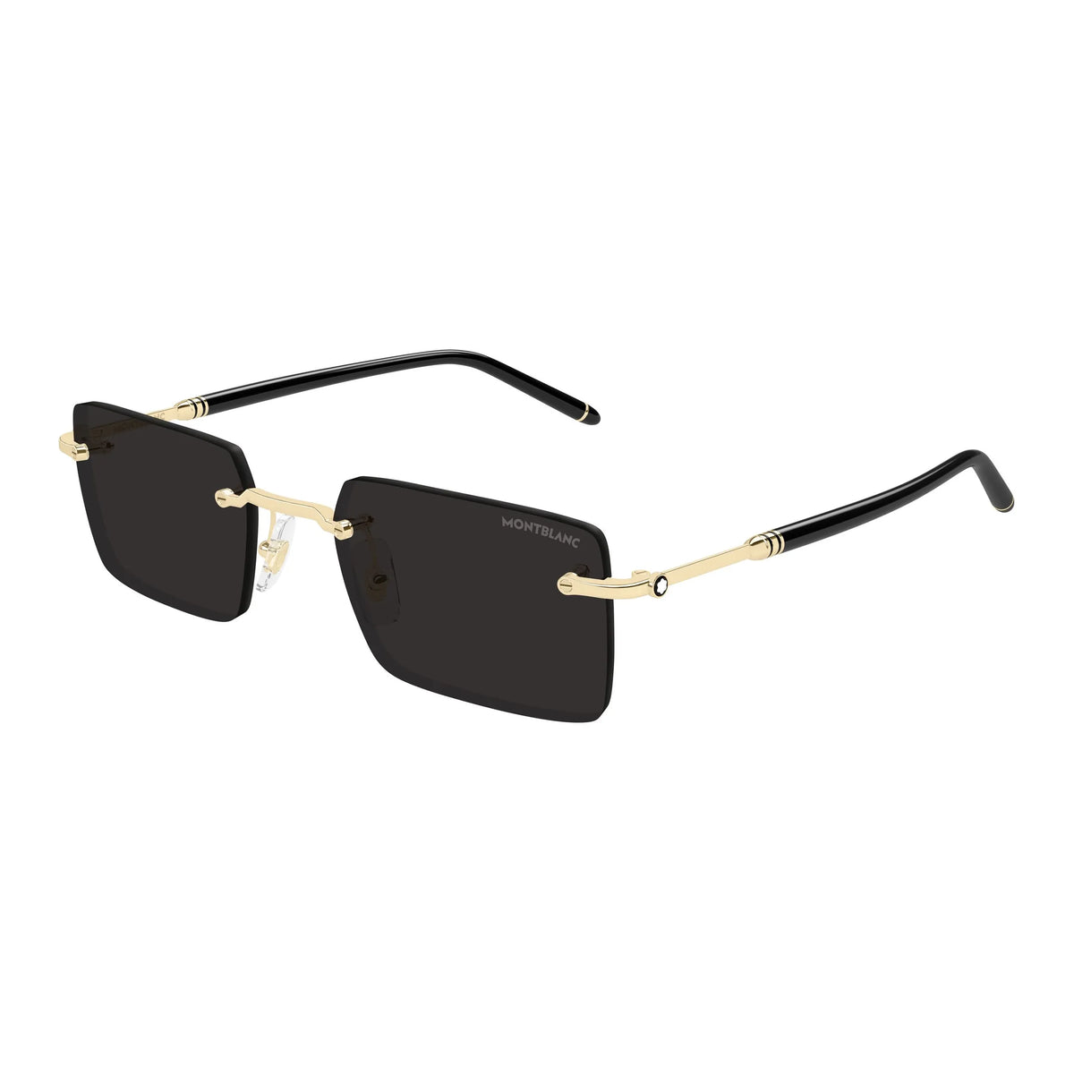 Montblanc MB0482S-001 – nero e gold – Occhiali da sole